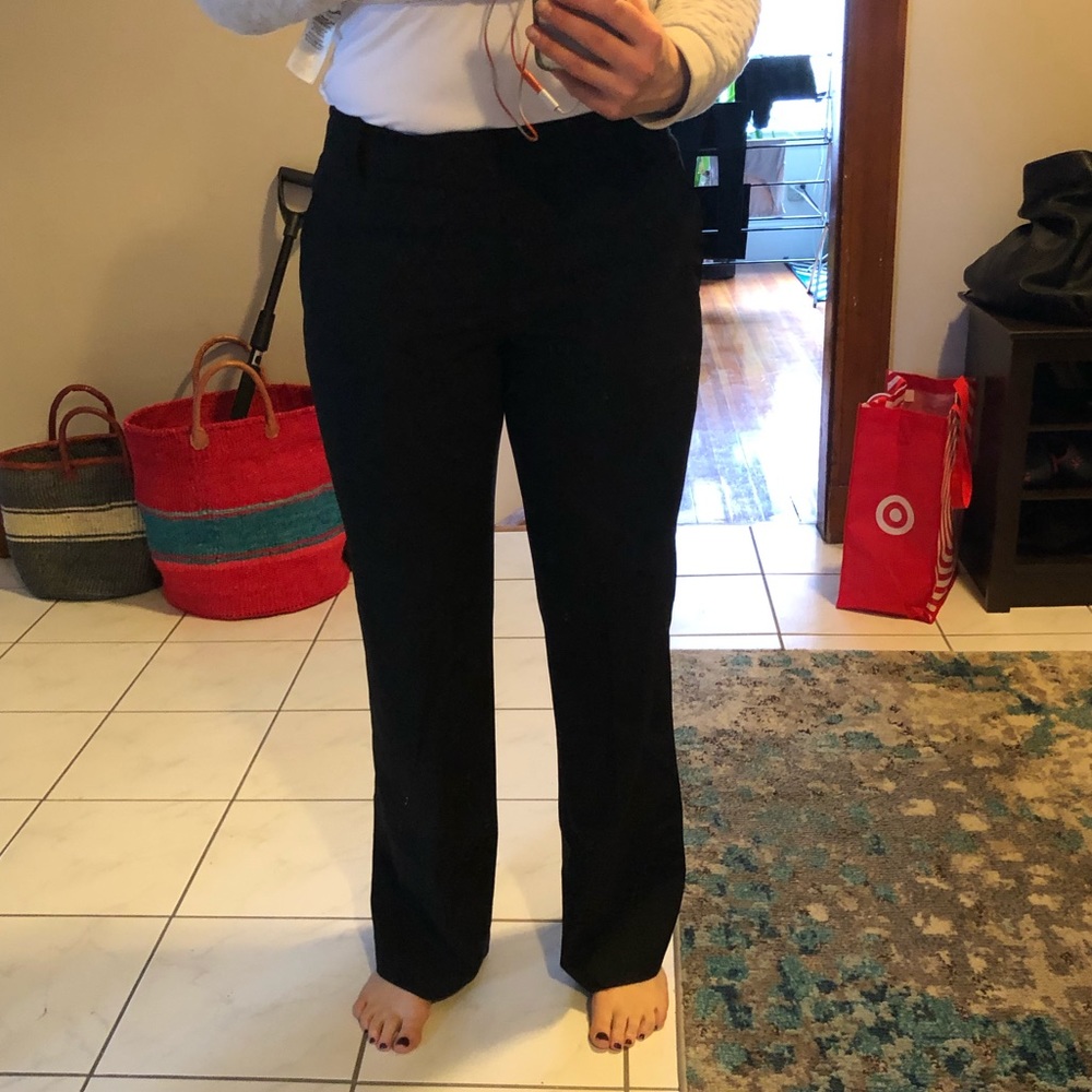 Banana Republic Lined Black Martin Fit pants